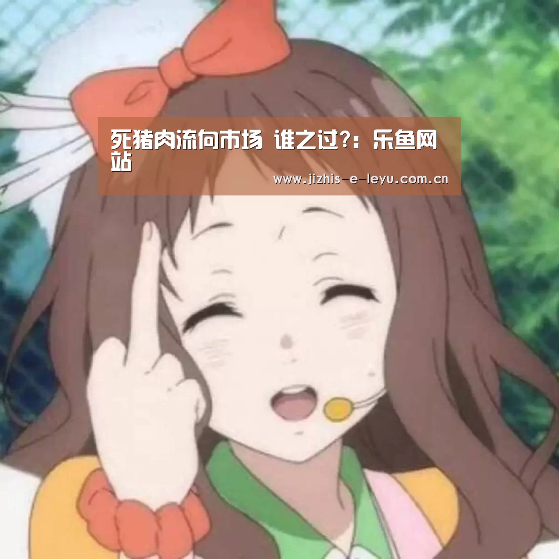 死猪肉流向市场 谁之过?:乐鱼网站